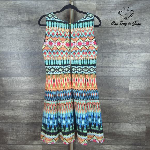 Gabby Style Sleeveless A Line Mini Dress Size 16 - Picture 2 of 7